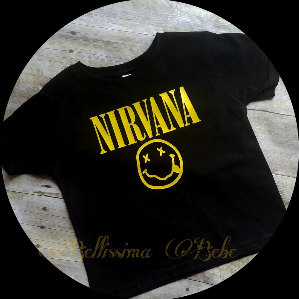 Nirvana 3 Toddler NEW HANDMADE tee